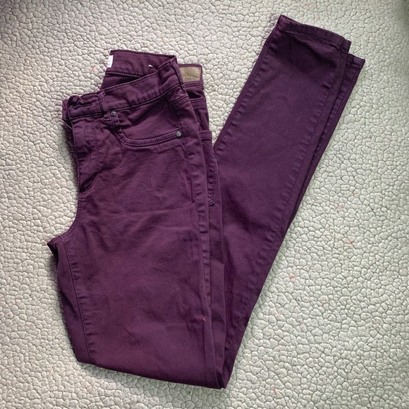 Garage Skinny Purple high-waist stretch Girls/Junior's Denim/Pants size 3 - Picture 6 of 15